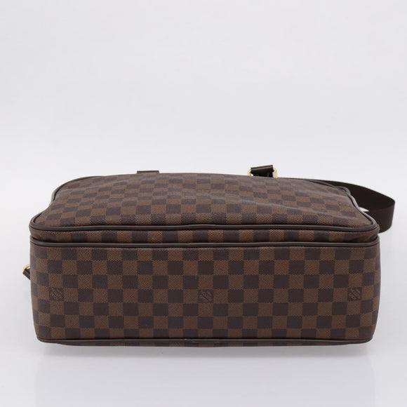 LOUIS VUITTON Damier Ebene Ikar Business Bag 2way N23252 LV Auth mr2918V