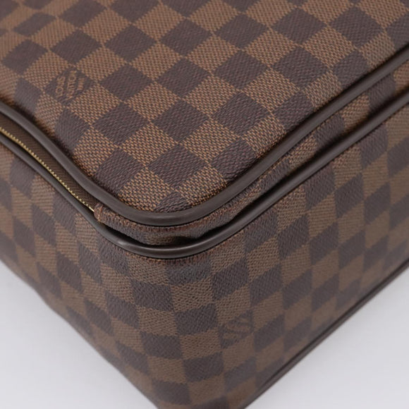 LOUIS VUITTON Damier Ebene Ikar Business Bag 2way N23252 LV Auth mr2918V