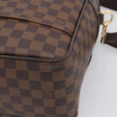 LOUIS VUITTON Damier Ebene Ikar Business Bag 2way N23252 LV Auth mr2918V-18