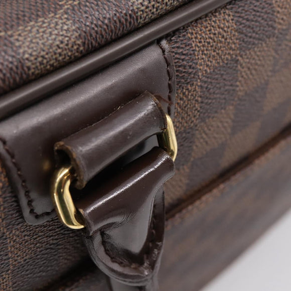 LOUIS VUITTON Damier Ebene Ikar Business Bag 2way N23252 LV Auth mr2918V