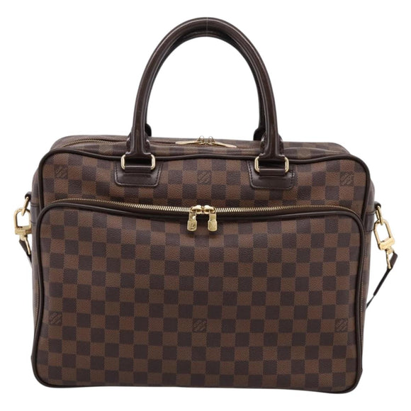 LOUIS VUITTON Damier Ebene Ikar Business Bag 2way N23252 LV Auth mr2918V