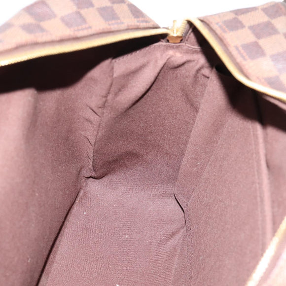 LOUIS VUITTON Damier Ebene Ikar Business Bag 2way N23252 LV Auth mr2918V