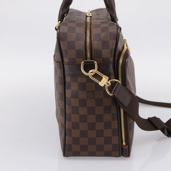 LOUIS VUITTON Damier Ebene Ikar Business Bag 2way N23252 LV Auth mr2918V