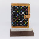 LOUIS VUITTON Monogram Multicolor Agenda PM Planner Black R20895 LV Auth mr2920V-12