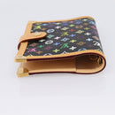 LOUIS VUITTON Monogram Multicolor Agenda PM Planner Black R20895 LV Auth mr2920V-5