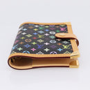 LOUIS VUITTON Monogram Multicolor Agenda PM Planner Black R20895 LV Auth mr2920V-6