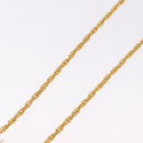 CHANEL Necklace Metal Gold Tone CC Auth mr2922-10