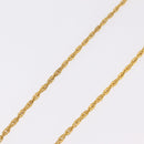 CHANEL Necklace Metal Gold Tone CC Auth mr2922-11