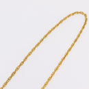 CHANEL Necklace Metal Gold Tone CC Auth mr2922-12