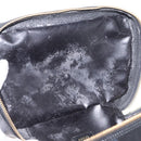 GUCCI Bamboo Vanity bag Cosmetic Pouch Patent Black 032 200159 0150 Auth mr2924-9