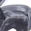 GUCCI Bamboo Vanity bag Cosmetic Pouch Patent Black 032 200159 0150 Auth mr2924-20