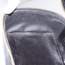 GUCCI Bamboo Vanity bag Cosmetic Pouch Patent Black 032 200159 0150 Auth mr2924-21