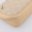 GUCCI GG Canvas Bamboo Hand Bag Beige Silver 001 3870 Auth mr2927A-11