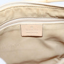 GUCCI GG Canvas Bamboo Hand Bag Beige Silver 001 3870 Auth mr2927A-18