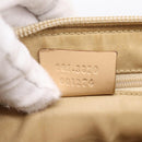 GUCCI GG Canvas Bamboo Hand Bag Beige Silver 001 3870 Auth mr2927A-25