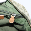 Christian Dior Trotter Canvas Double Saddle Bag Khaki Gold Tone Auth mr2931-24