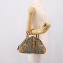 Christian Dior Trotter Canvas Double Saddle Bag Khaki Gold Tone Auth mr2931-25