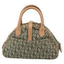 Christian Dior Trotter Canvas Double Saddle Bag Khaki Gold Tone Auth mr2931-2
