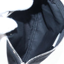 PRADA Balaclava Hat Nylon Black Silver Auth mr2932-25