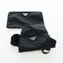 PRADA Balaclava Hat Nylon Black Silver Auth mr2932-26
