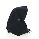 PRADA Balaclava Hat Nylon Black Silver Auth mr2932-4
