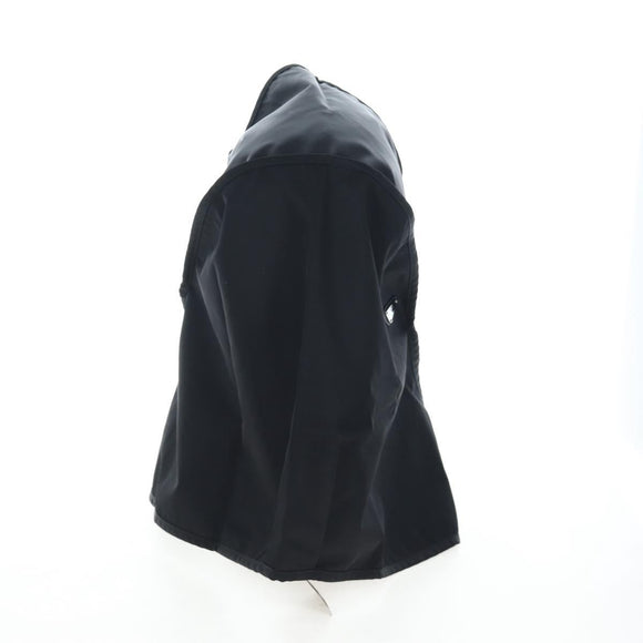PRADA Balaclava Hat Nylon Black Silver Auth mr2932