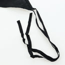 PRADA Balaclava Hat Nylon Black Silver Auth mr2932-8