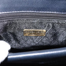 Bottega Veneta INTRECCIATO Shoulder Bag Leather Black Gold Tone Auth mr2936-19