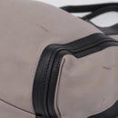 Chloe Hand Bag Leather Gray Gold Tone Auth mr2941-11