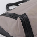 Chloe Hand Bag Leather Gray Gold Tone Auth mr2941-14