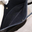 Chloe Hand Bag Leather Gray Gold Tone Auth mr2941-20