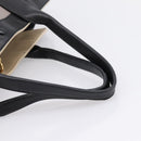 Chloe Hand Bag Leather Gray Gold Tone Auth mr2941-7