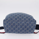 GUCCI Backpack Denim Blue Silver 782708 Auth mr2942V-5