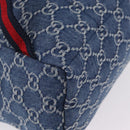 GUCCI Backpack Denim Blue Silver 782708 Auth mr2942V-18