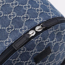GUCCI Backpack Denim Blue Silver 782708 Auth mr2942V-21