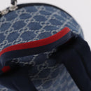 GUCCI Backpack Denim Blue Silver 782708 Auth mr2942V-7