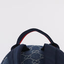 GUCCI Backpack Denim Blue Silver 782708 Auth mr2942V-14
