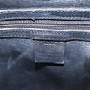 CELINE Macadam Canvas Hand Bag PVC Black Gold Tone Auth mr2944-14