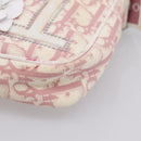 Christian Dior Trotter Shoulder Bag PVC Pink Silver Auth mr2945-15