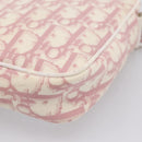Christian Dior Trotter Shoulder Bag PVC Pink Silver Auth mr2945-17