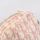 Christian Dior Trotter Shoulder Bag PVC Pink Silver Auth mr2945-9