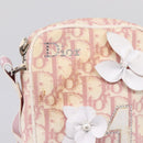Christian Dior Trotter Shoulder Bag PVC Pink Silver Auth mr2945-19