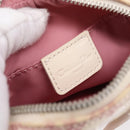Christian Dior Trotter Shoulder Bag PVC Pink Silver Auth mr2945-20