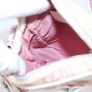 Christian Dior Trotter Shoulder Bag PVC Pink Silver Auth mr2945-22