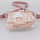 Christian Dior Trotter Shoulder Bag PVC Pink Silver Auth mr2945-5