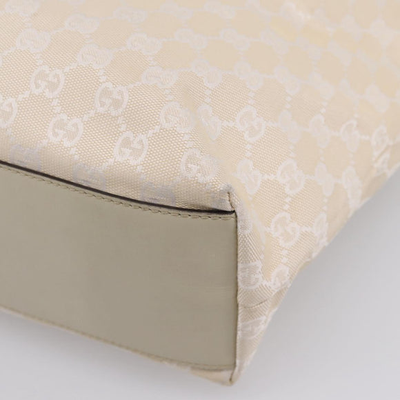 GUCCI GG Canvas Tote Bag Outlet Beige 257245 Auth mr2947A