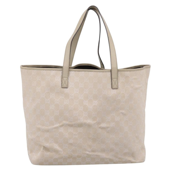 GUCCI GG Canvas Tote Bag Outlet Beige 257245 Auth mr2947A