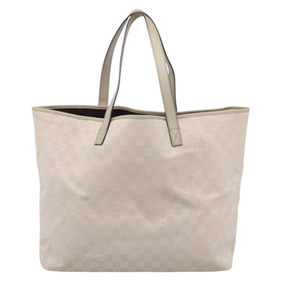 GUCCI GG Canvas Tote Bag Outlet Beige 257245 Auth mr2947A - 0