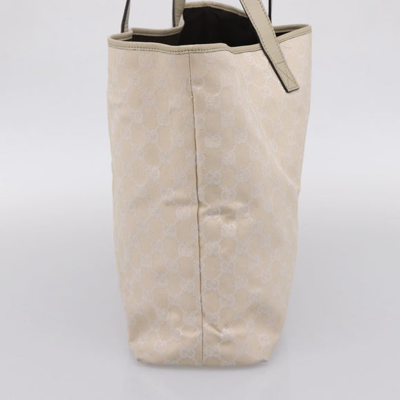GUCCI GG Canvas Tote Bag Outlet Beige 257245 Auth mr2947A