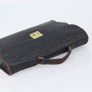 Bottega Veneta INTRECCIATO Business Clutch Bag Leather 2 Set Black Auth mr2949-5